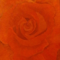 red rose original oil painting